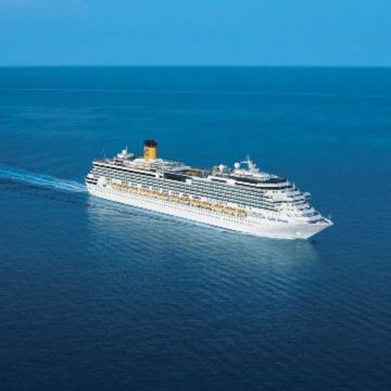 Paquebot Costa en mer – croisière autour du monde de Tokyo à Buenos Aires.